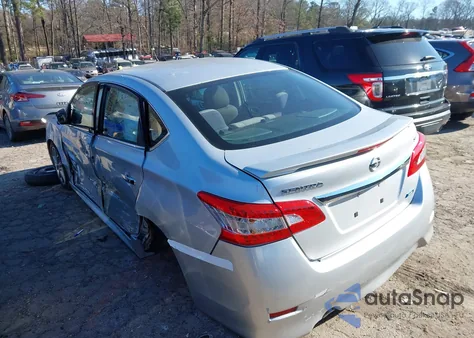 2013 Nissan Sentra S z USA, uszkodzony, nr VIN 3N1AB7AP9DL706155
